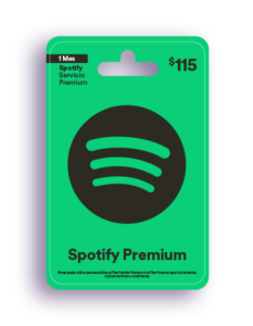 spotify redeem tarjeta de regalo